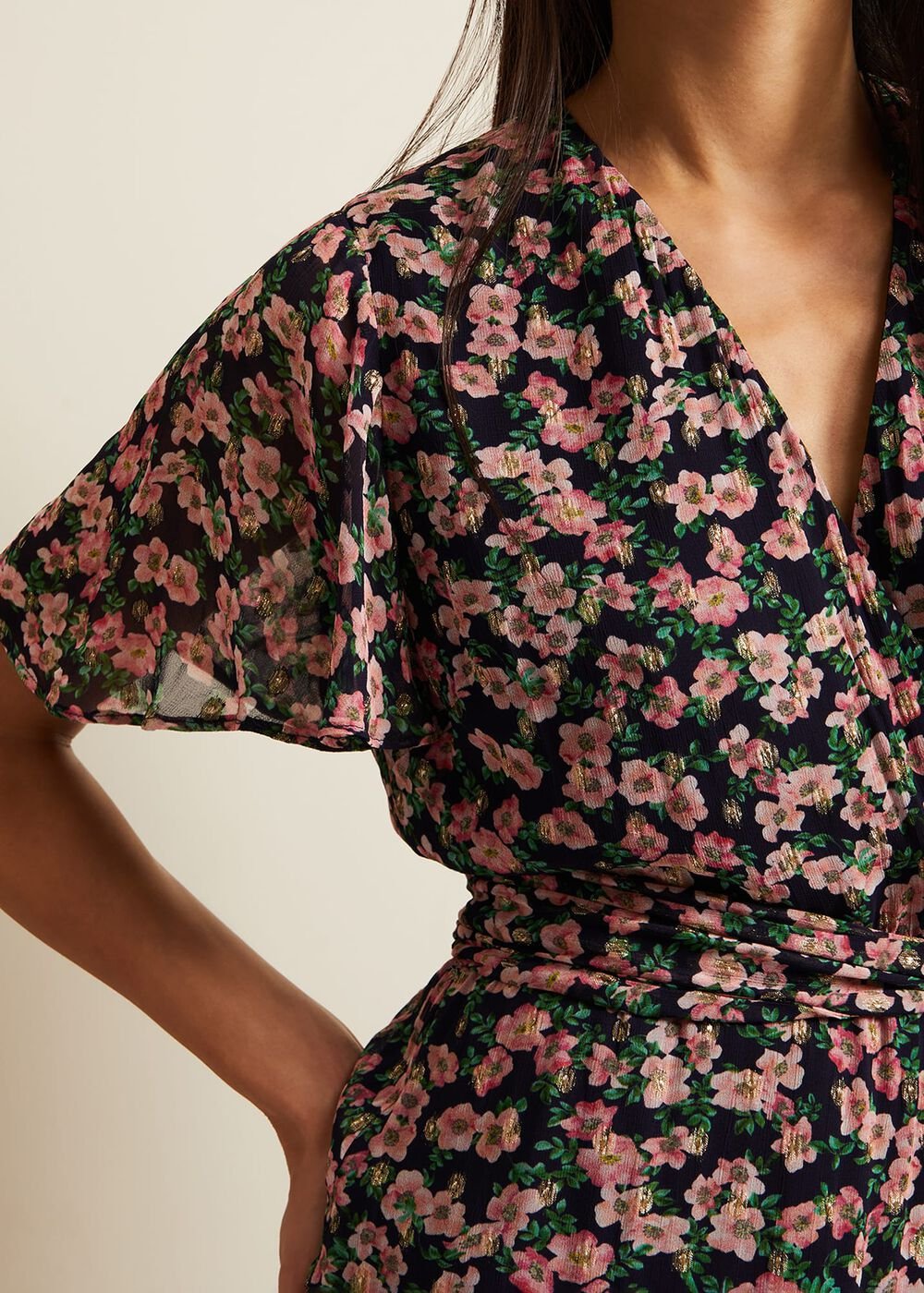 Juliette Fil Coupe Print Dress - Multi-Coloured