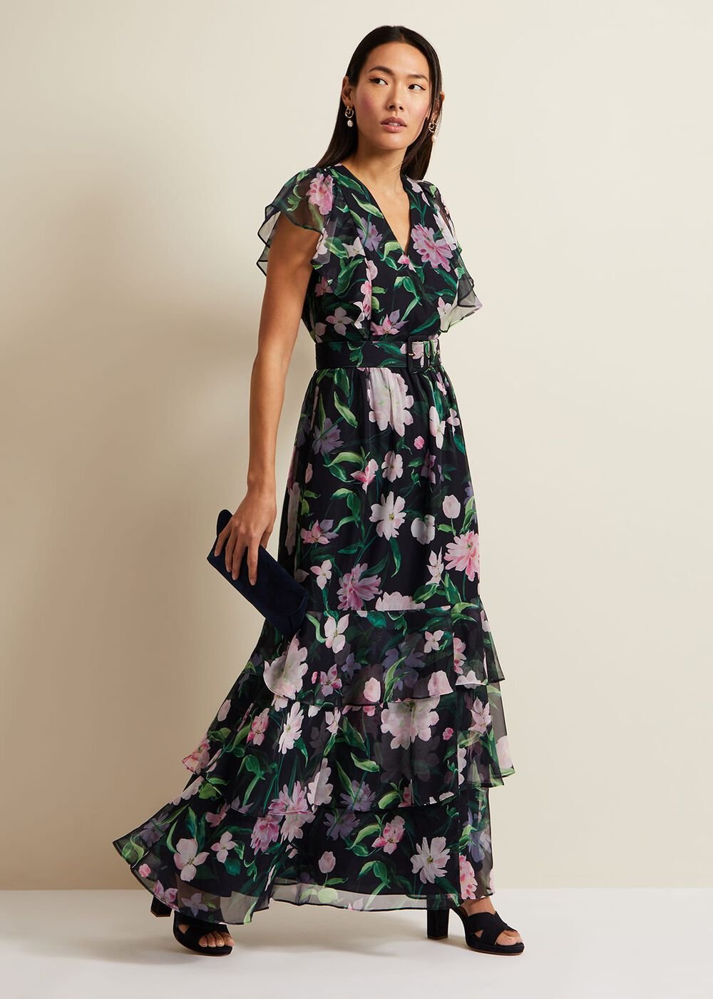 Leonie Floral Maxi Dress - Multi-Coloured