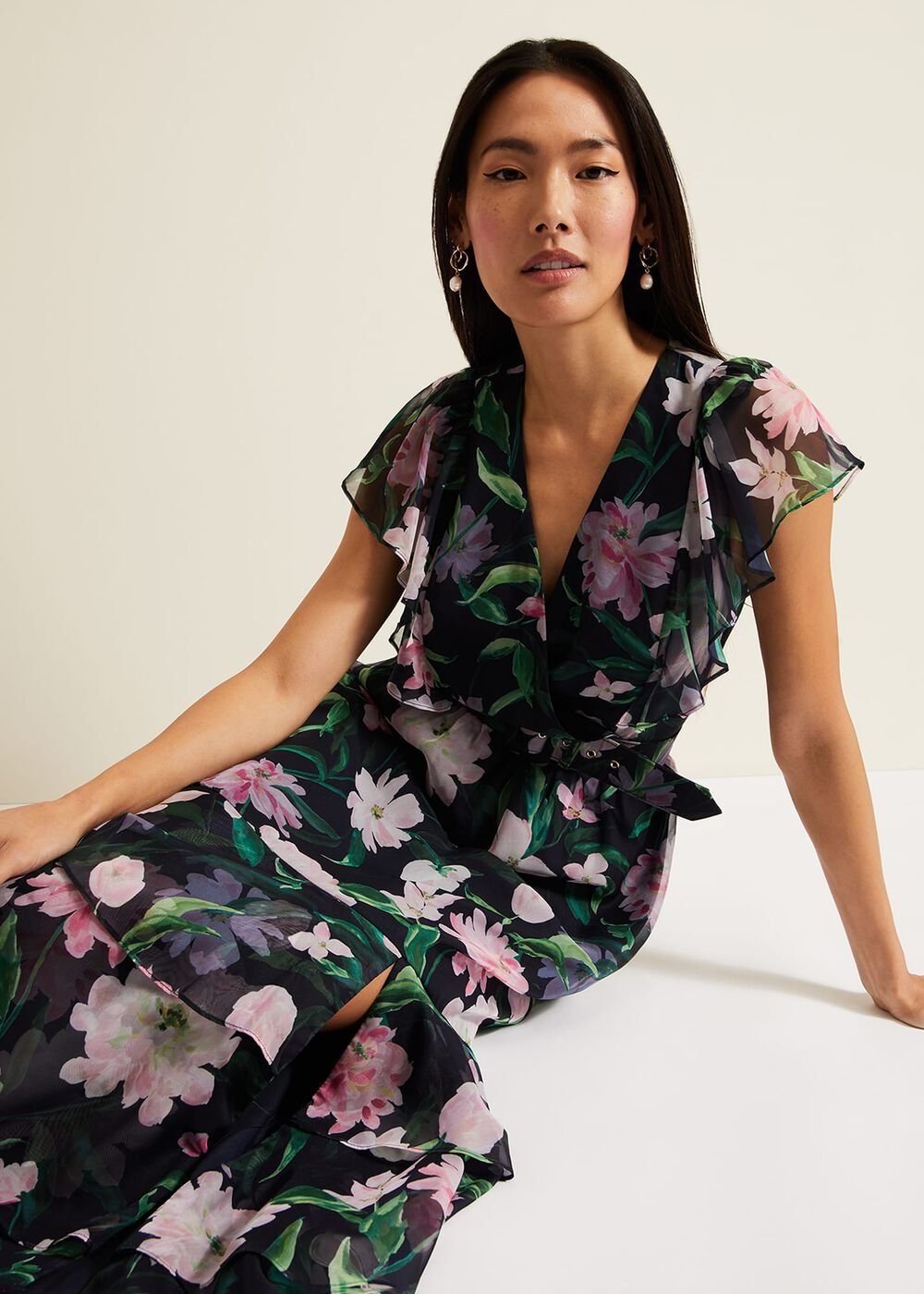 Leonie Floral Maxi Dress - Multi-Coloured