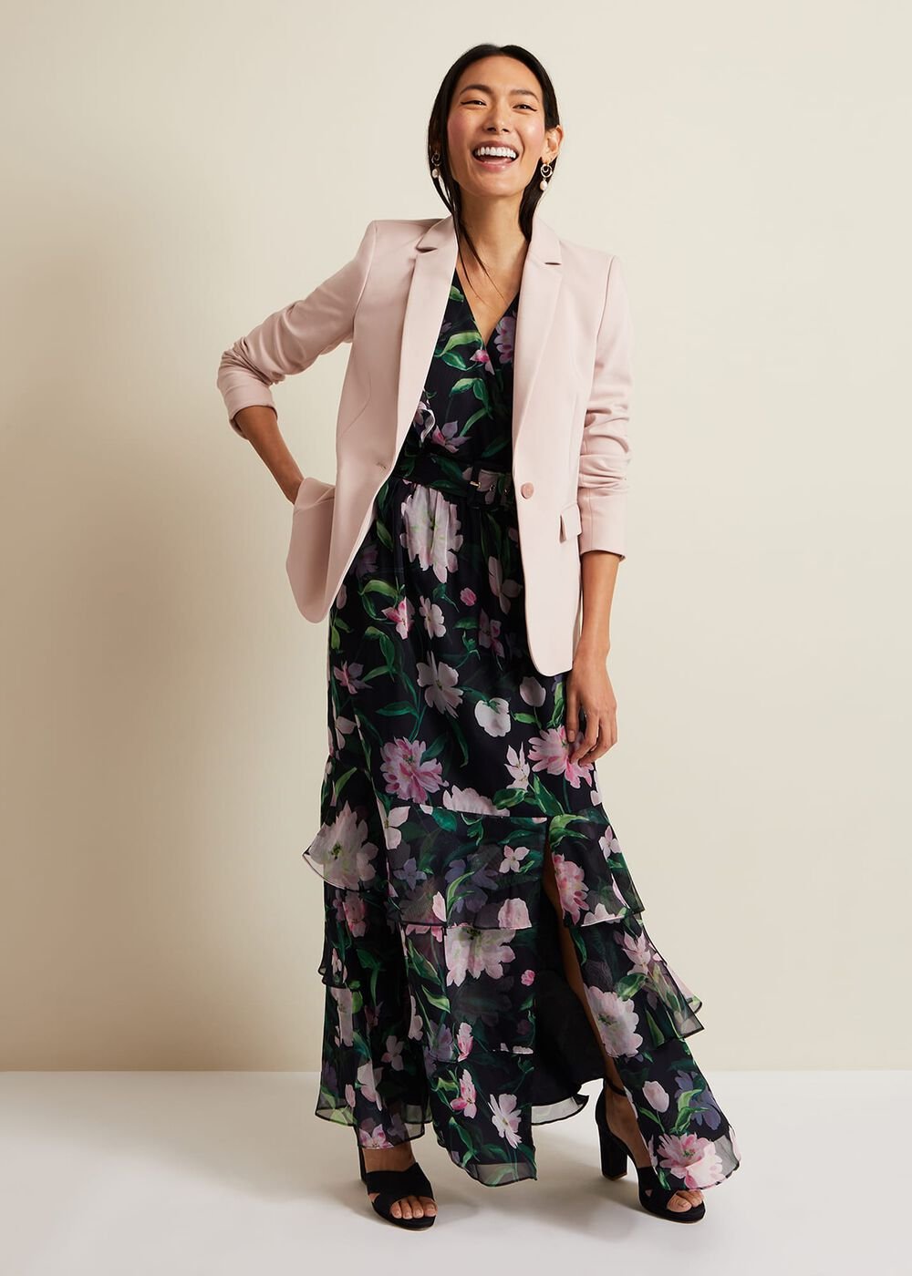 Leonie Floral Maxi Dress - Multi-Coloured