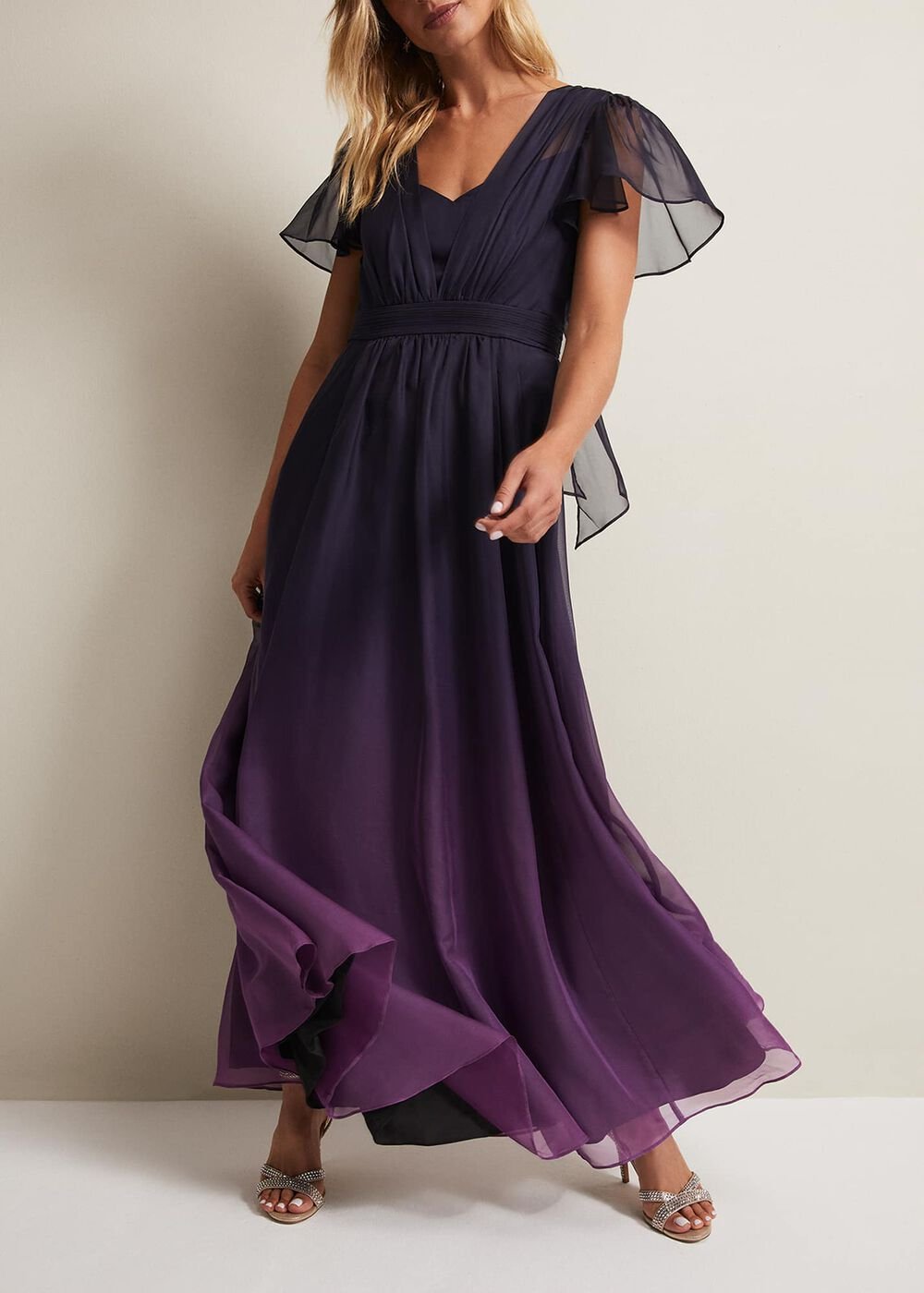 Selene Ombre Maxi Dress - Multi-Coloured