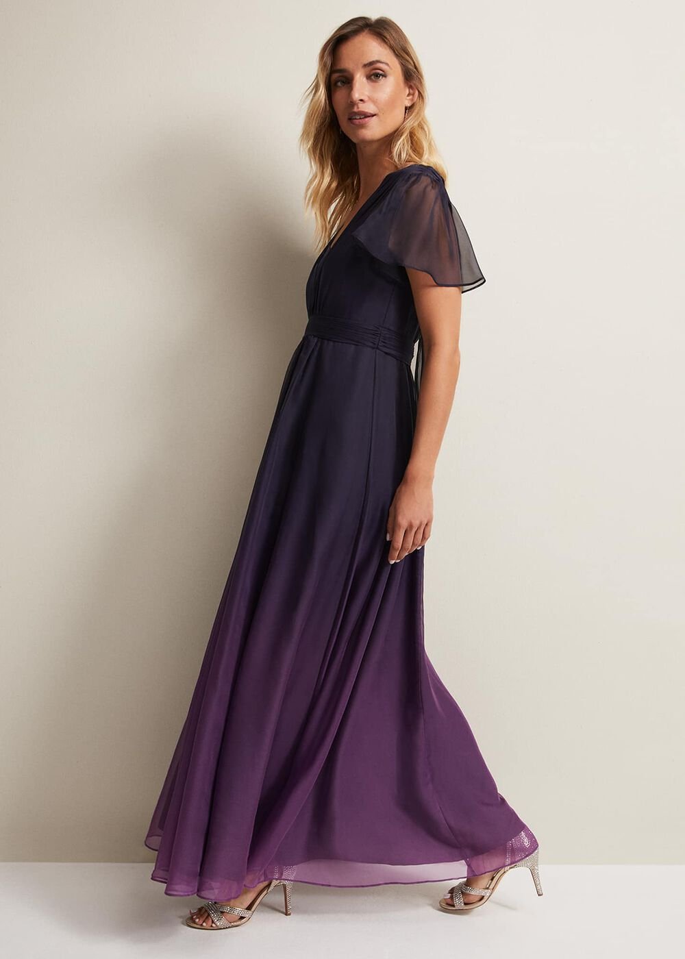 Selene Ombre Maxi Dress - Multi-Coloured
