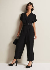 Constance Black Wide Leg Jumpsuit - Black