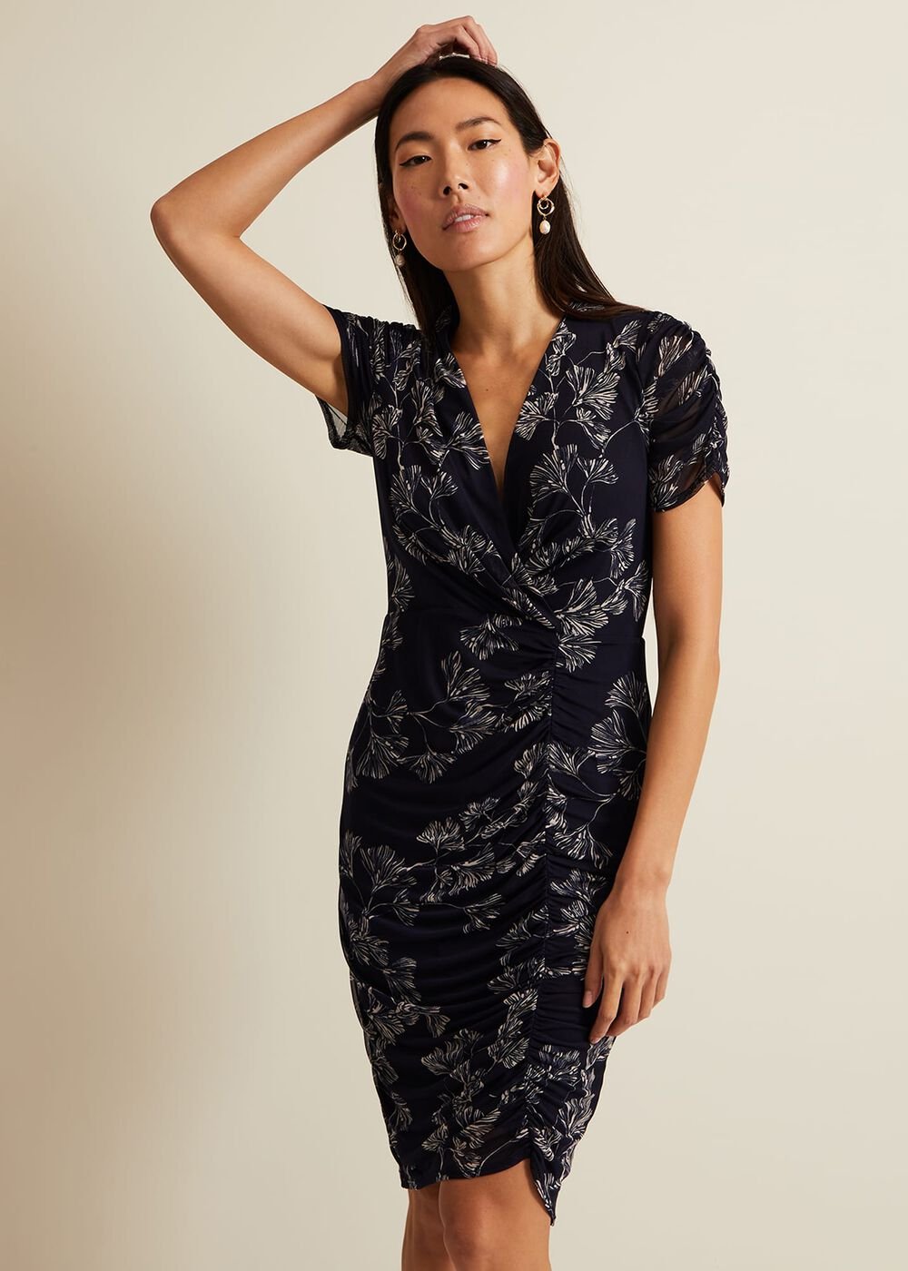 Remi Floral Mesh Dress - Multi-Coloured