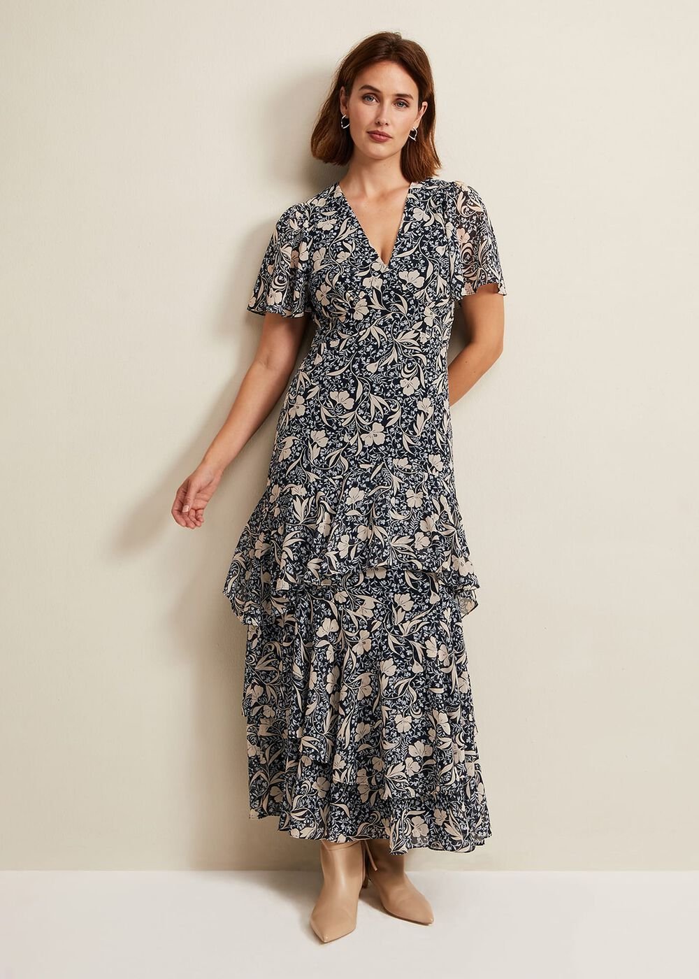 Tyanna Floral Maxi Dress - Multi-Coloured