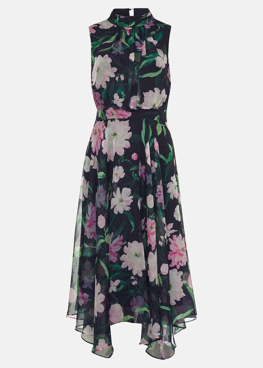 Petite Lucinda Floral Dress - Multi-Coloured