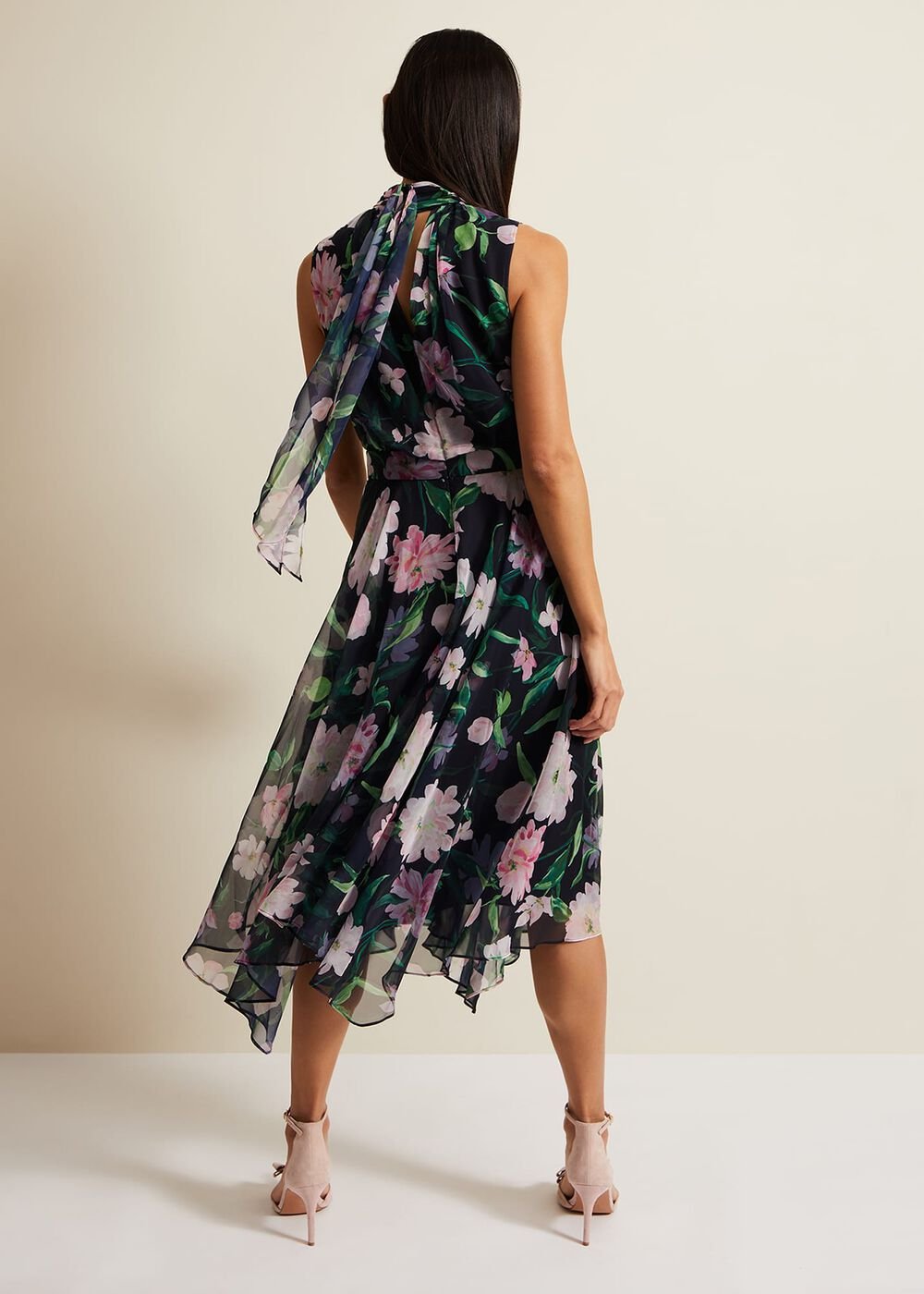 Lucinda Floral Dress - Multi-Coloured