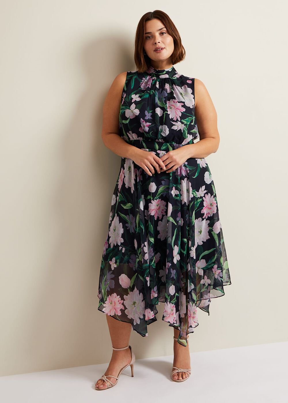 Lucinda Floral Dress - Multi-Coloured