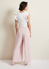 Ayla Ruffle Jumpsuit - Pink