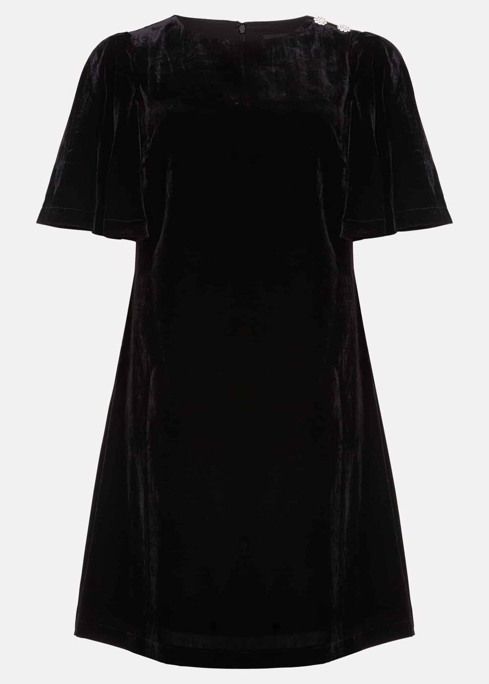 Charlie Velvet Dress - Black