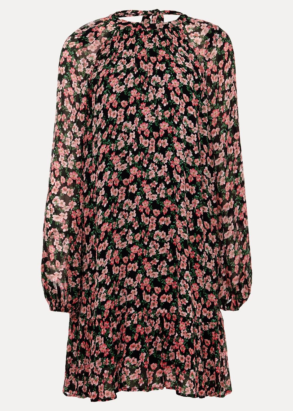 Betty Floral Print Swing Dress - Multi-Coloured