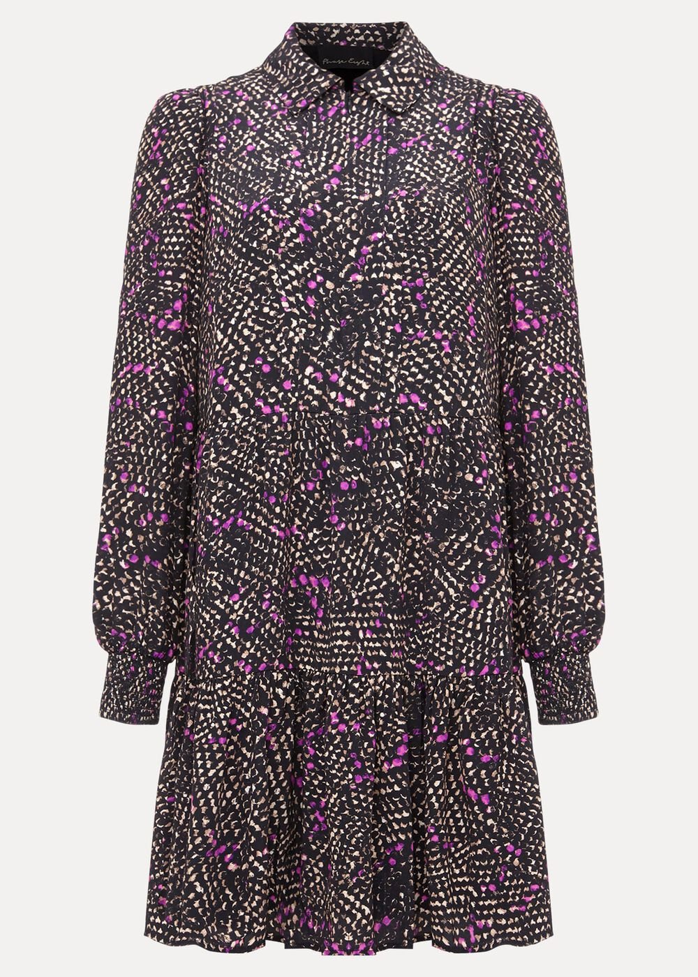 Dolly Snake Swing Dress - Purple