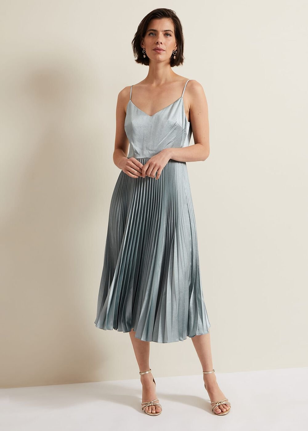 Dana Lace Double Layer Dress - Light Green