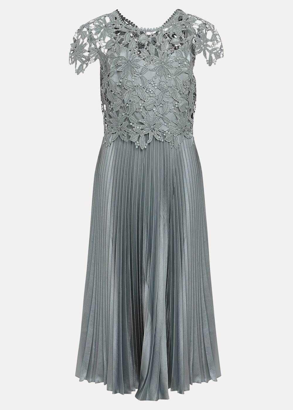 Dana Lace Double Layer Dress - Light Green