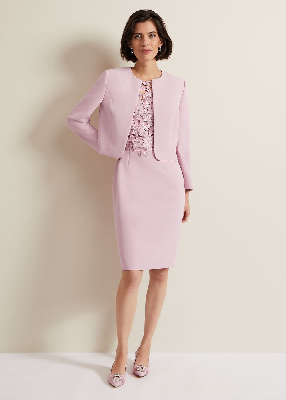 Tallula Lace Dress - Pink