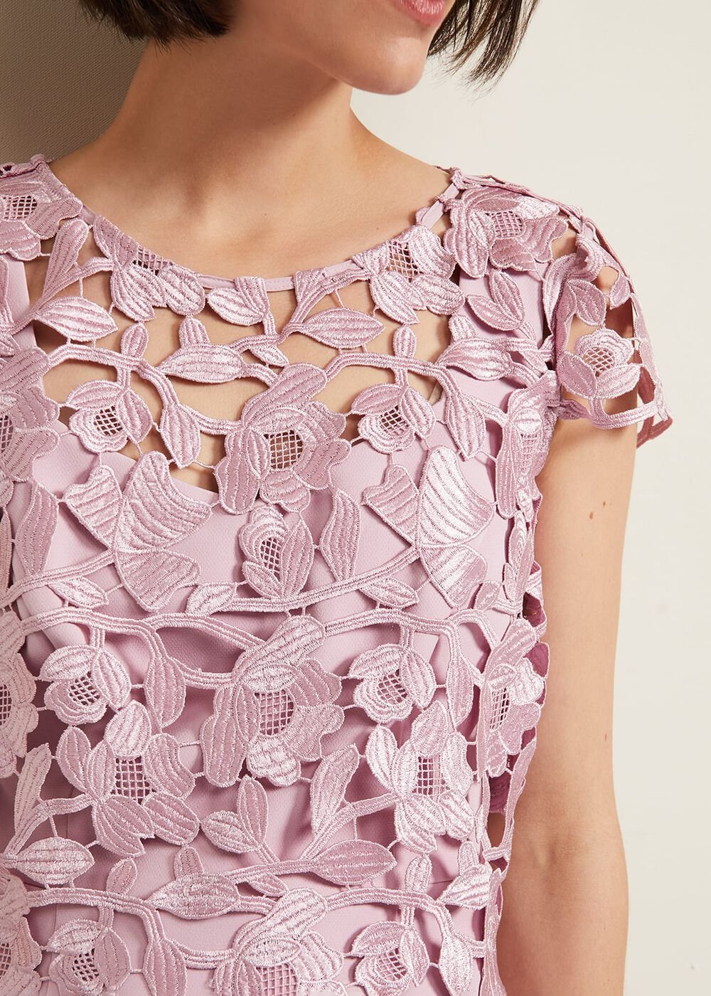Tallula Lace Dress - Pink