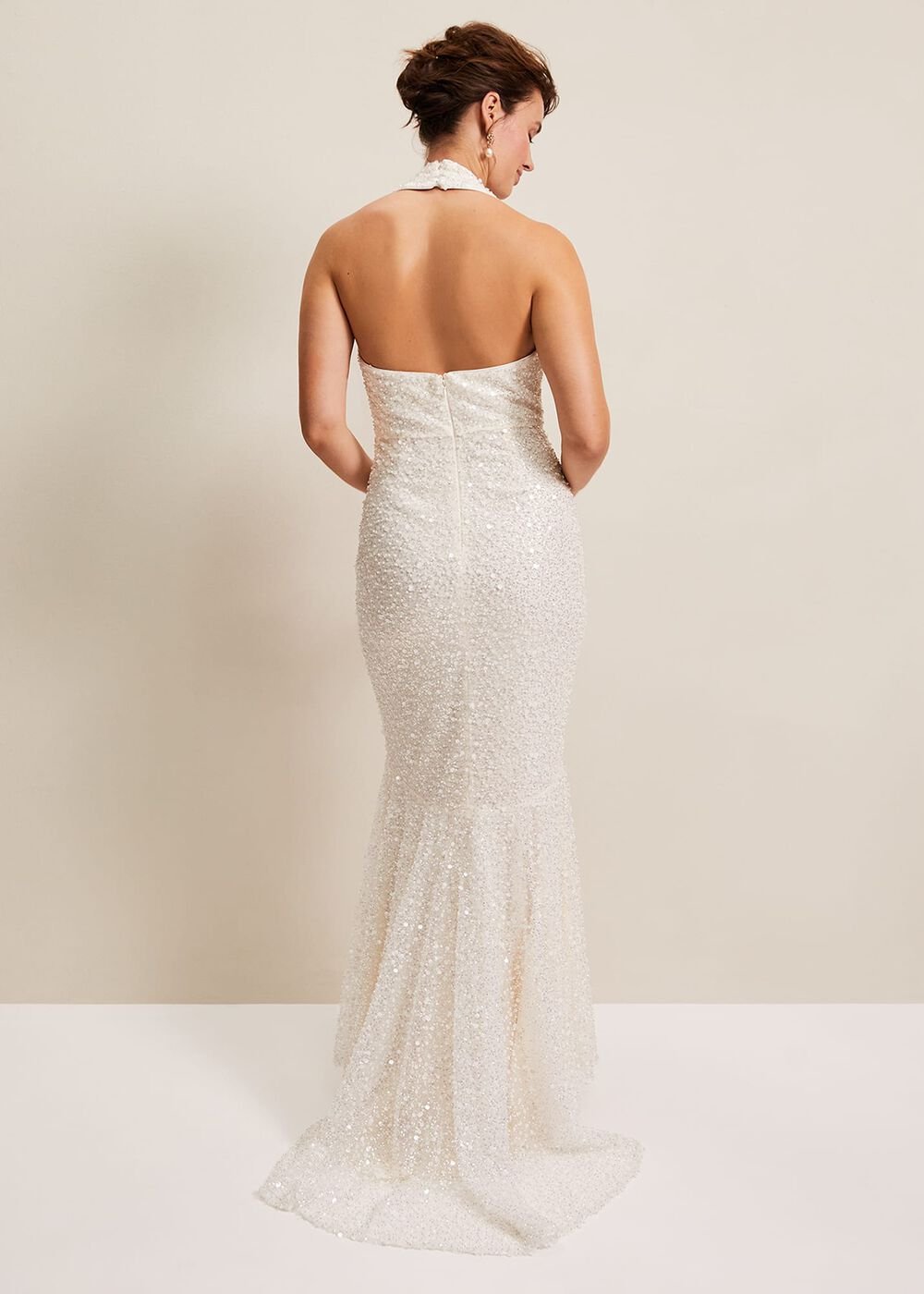 Guinevere Embellished Bridal Dress - Ivory