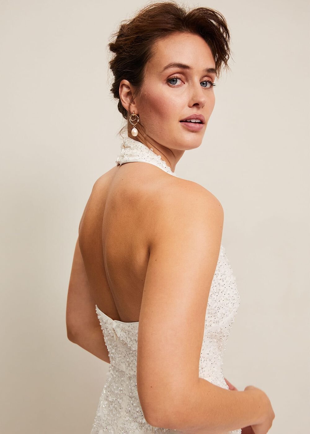 Guinevere Embellished Bridal Dress - Ivory