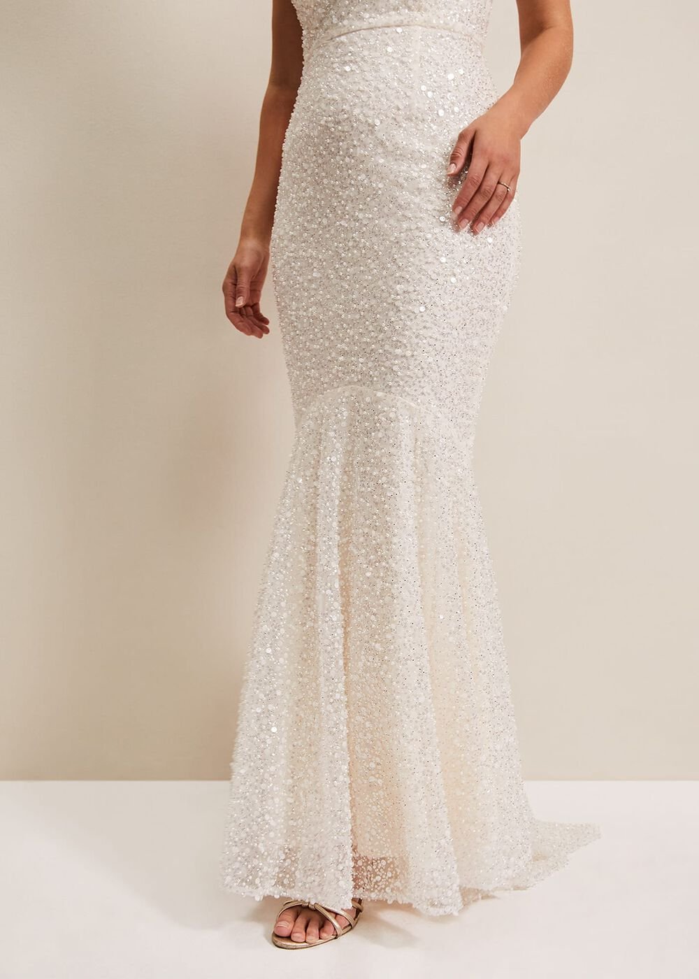 Guinevere Embellished Bridal Dress - Ivory