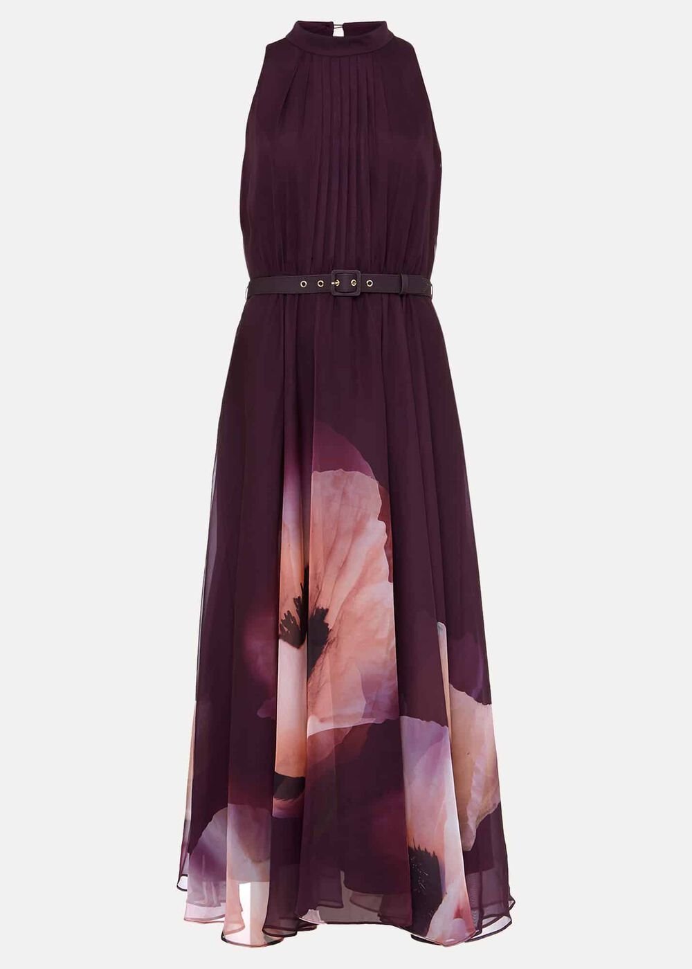 Bethany Placement Print Midi Dress - Multi-Coloured