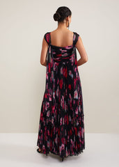 Gretal Floral Maxi Dress - Multi-Coloured