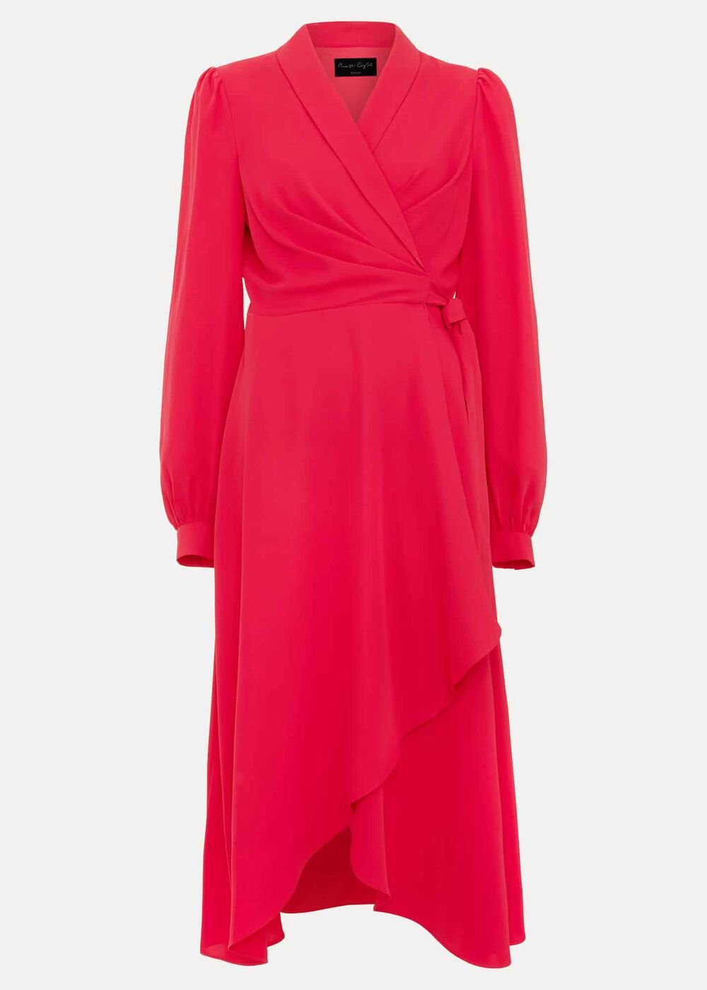 Petite Philippa Wrap Dress - Pink