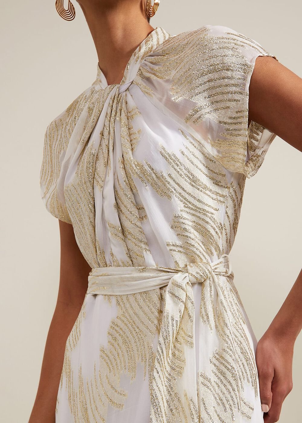 Kerena Shimmer Maxi Dress - Multi-Coloured