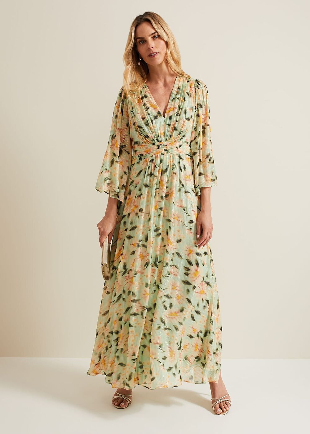Darlene Floral Maxi Dress - Multi-Coloured