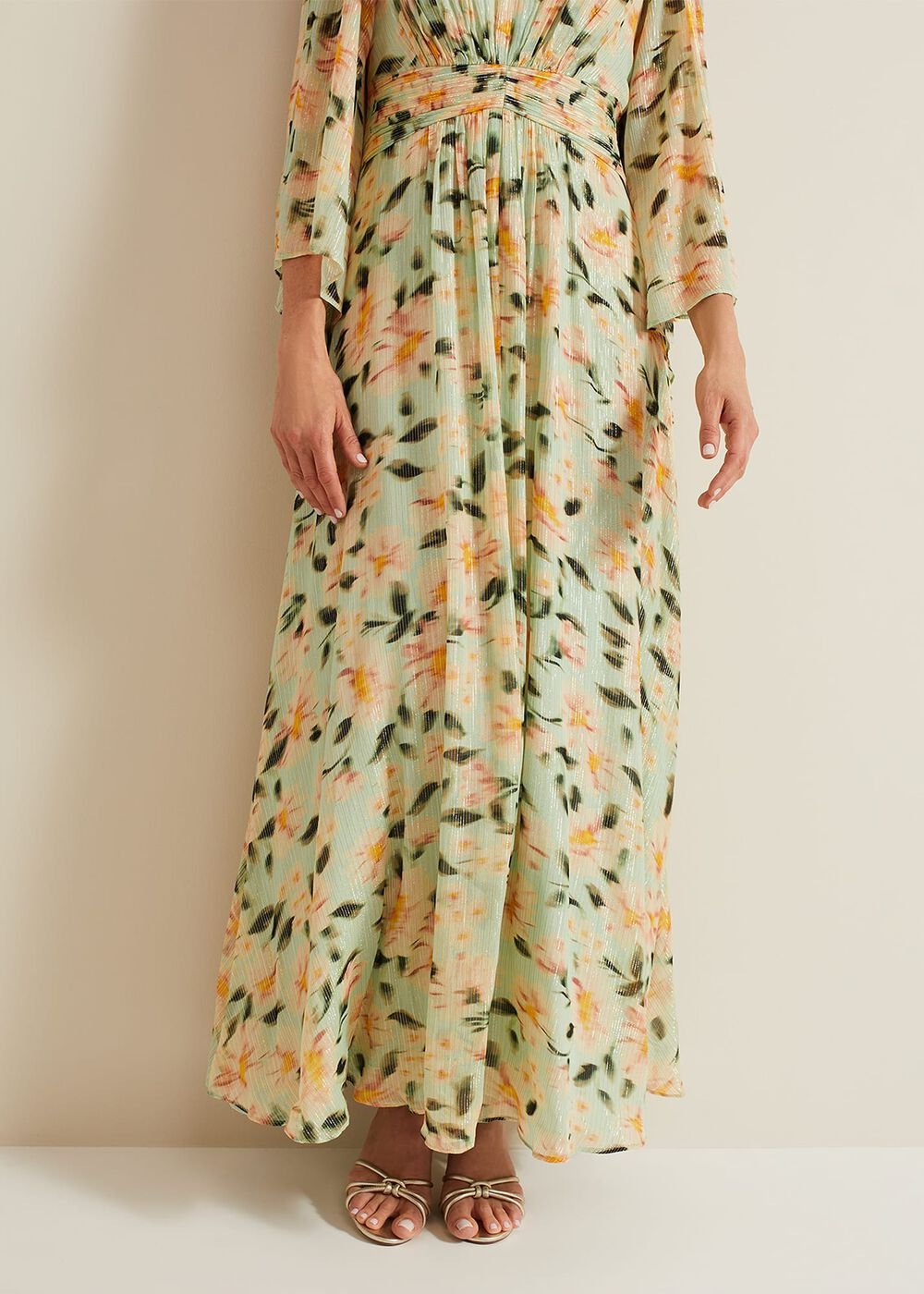 Darlene Floral Maxi Dress - Multi-Coloured