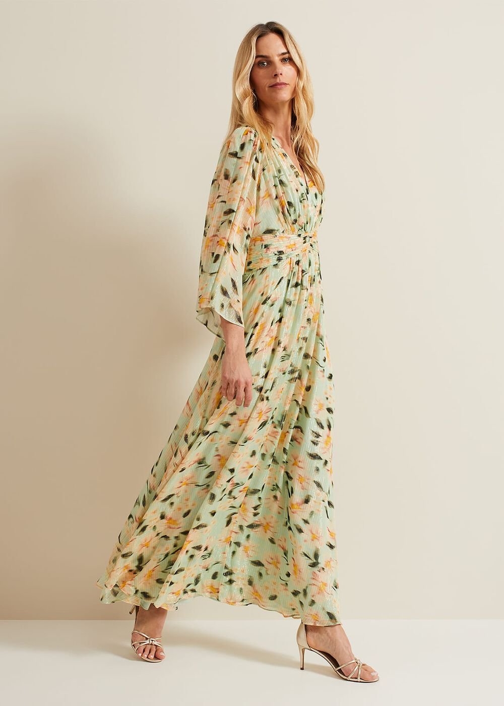 Darlene Floral Maxi Dress - Multi-Coloured