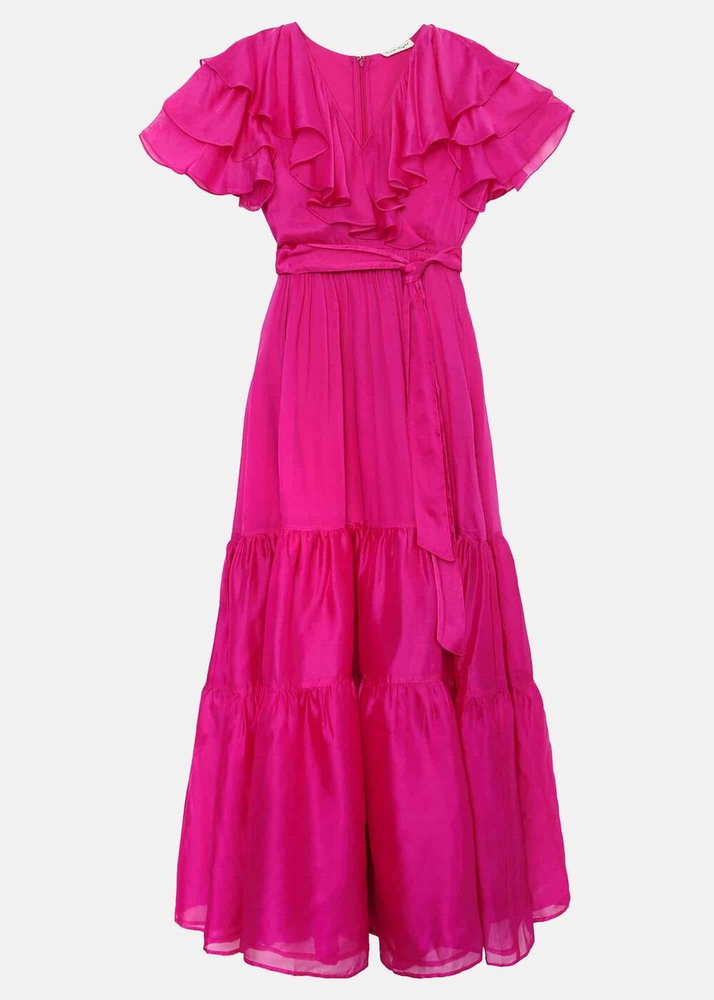 Mabelle Organza Maxi Dress - Fuchsia