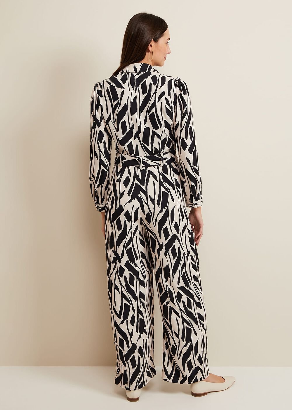 Constance Geo Jumpsuit - Black
