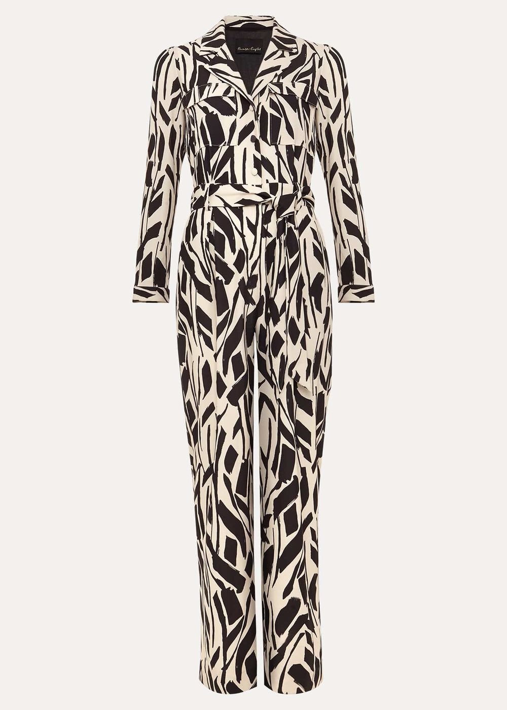 Constance Geo Jumpsuit - Black