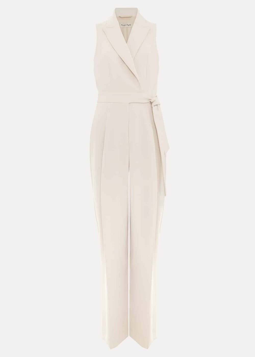 Clarissa Tux Wide Leg Jumpsuit - Ivory