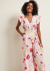 Rhiannon Sequin Printed Jumpsuit - Multi-Coloured