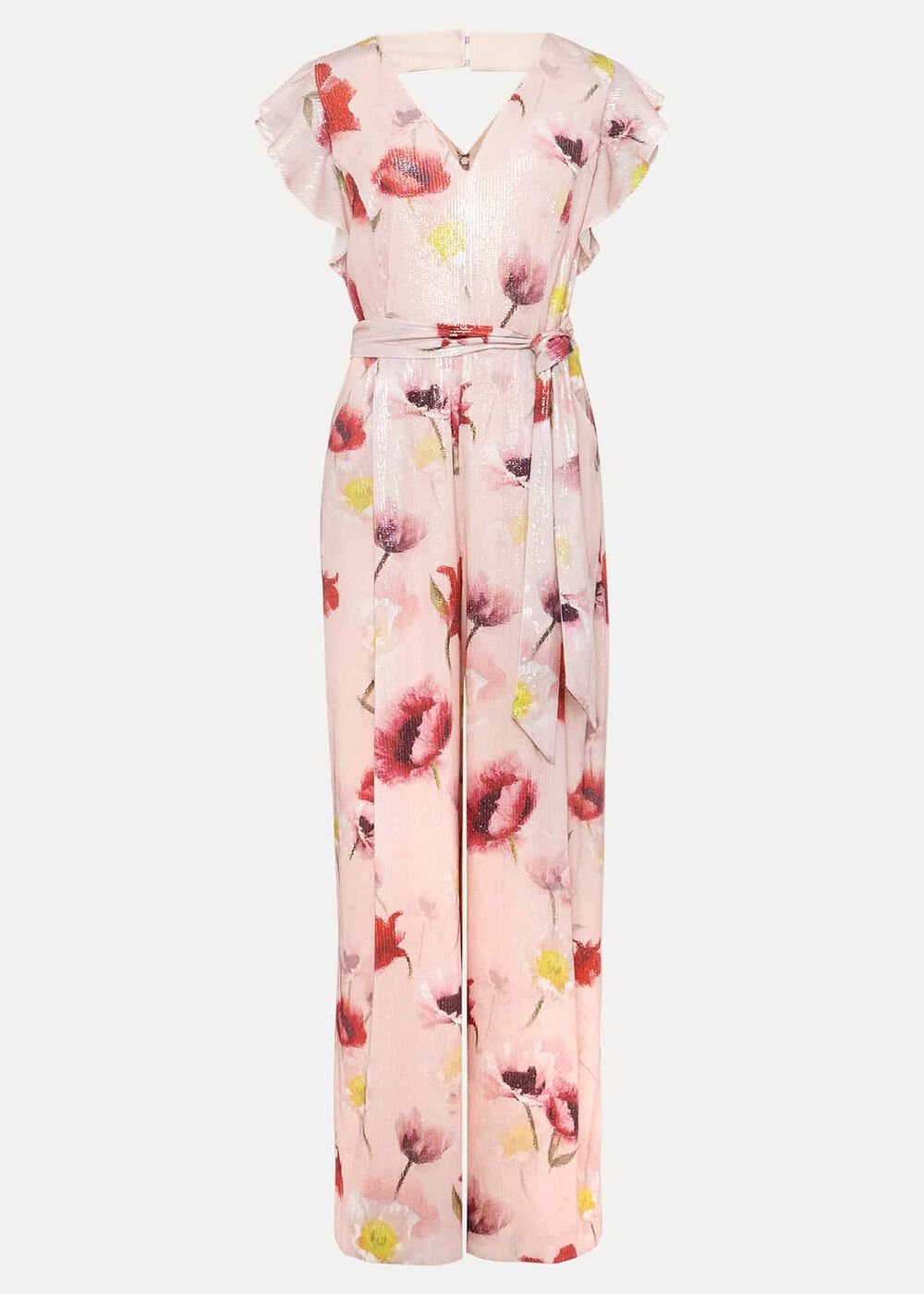 Rhiannon Sequin Printed Jumpsuit - Multi-Coloured