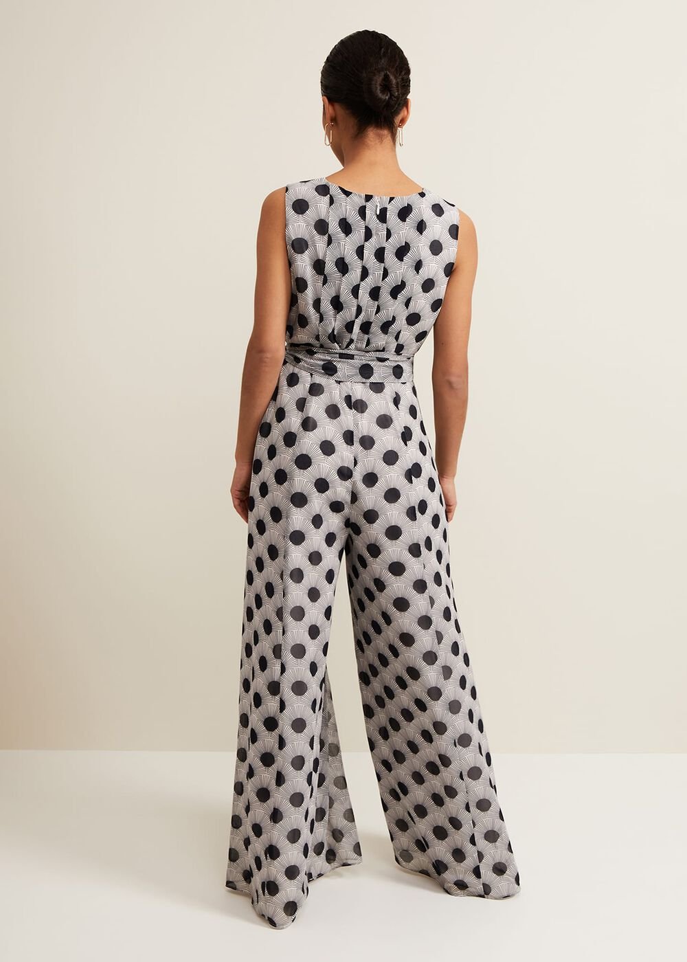 Petite Janine Print Jumpsuit - Multi-Coloured