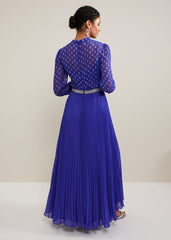 Charley Fil Coupe Maxi Dress - Purple
