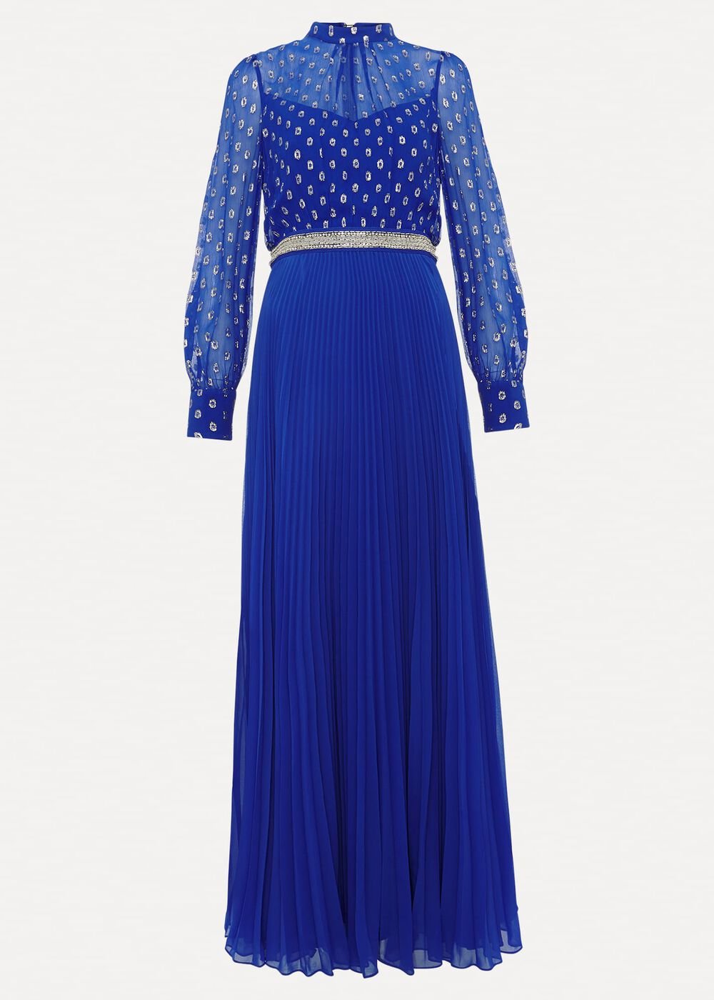 Charley Fil Coupe Maxi Dress - Purple