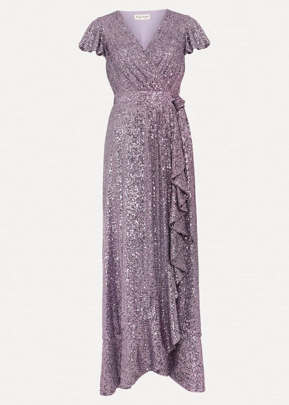 Carina Sequin Maxi Dress - Purple