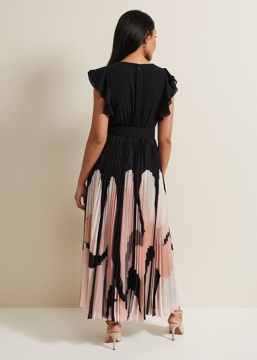 Petite Isla Printed Skirt Maxi Dress - Multi-Coloured