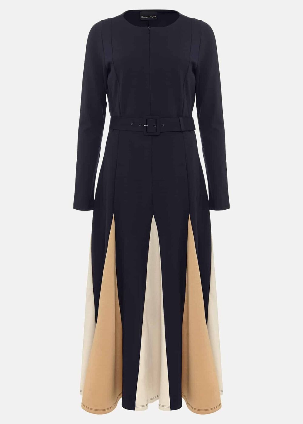 Paula Navy Midi Dress - Navy