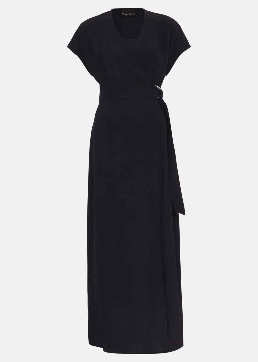 Liv Wrap Midi Dress - Navy