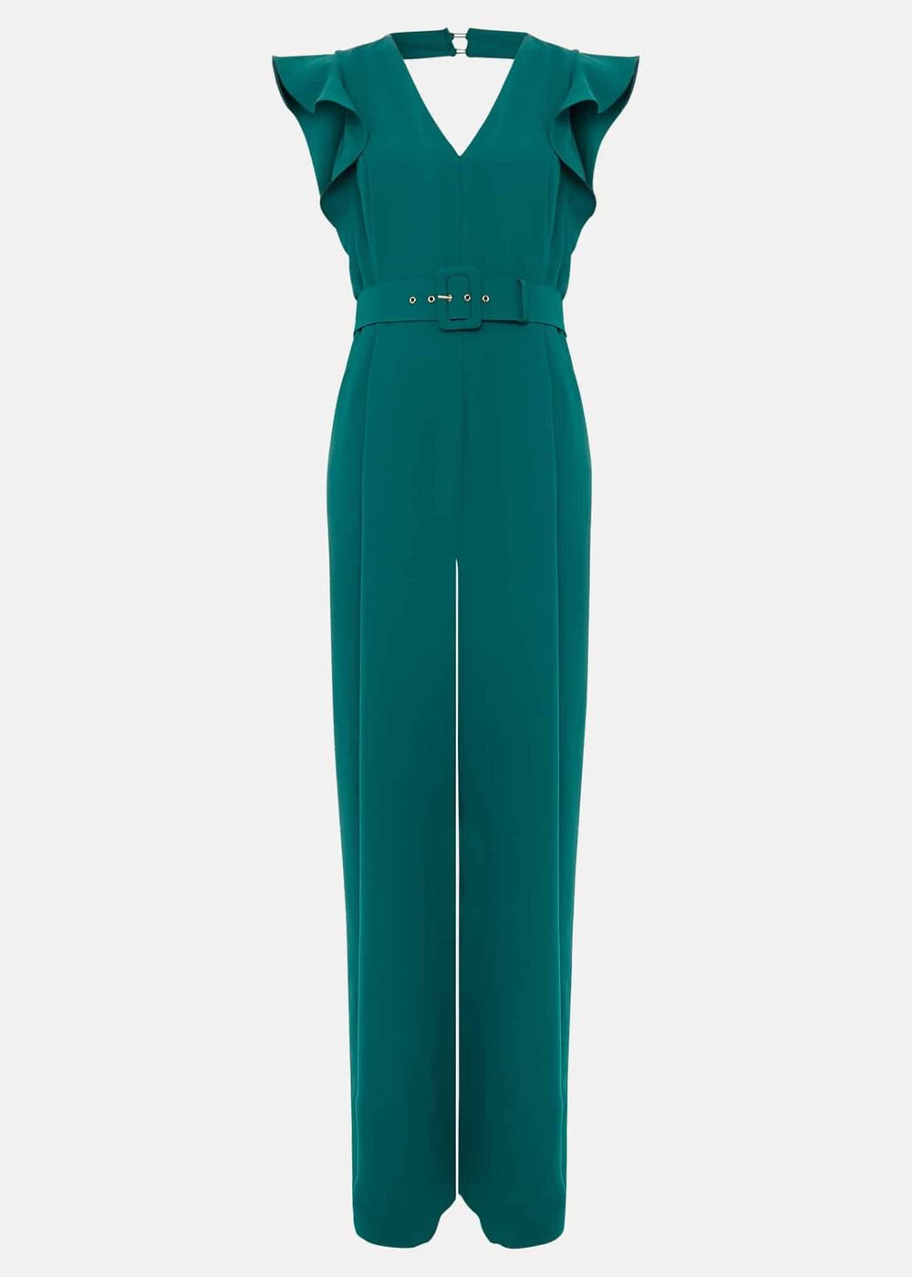 Kallie Belted Jumpsuit - Green
