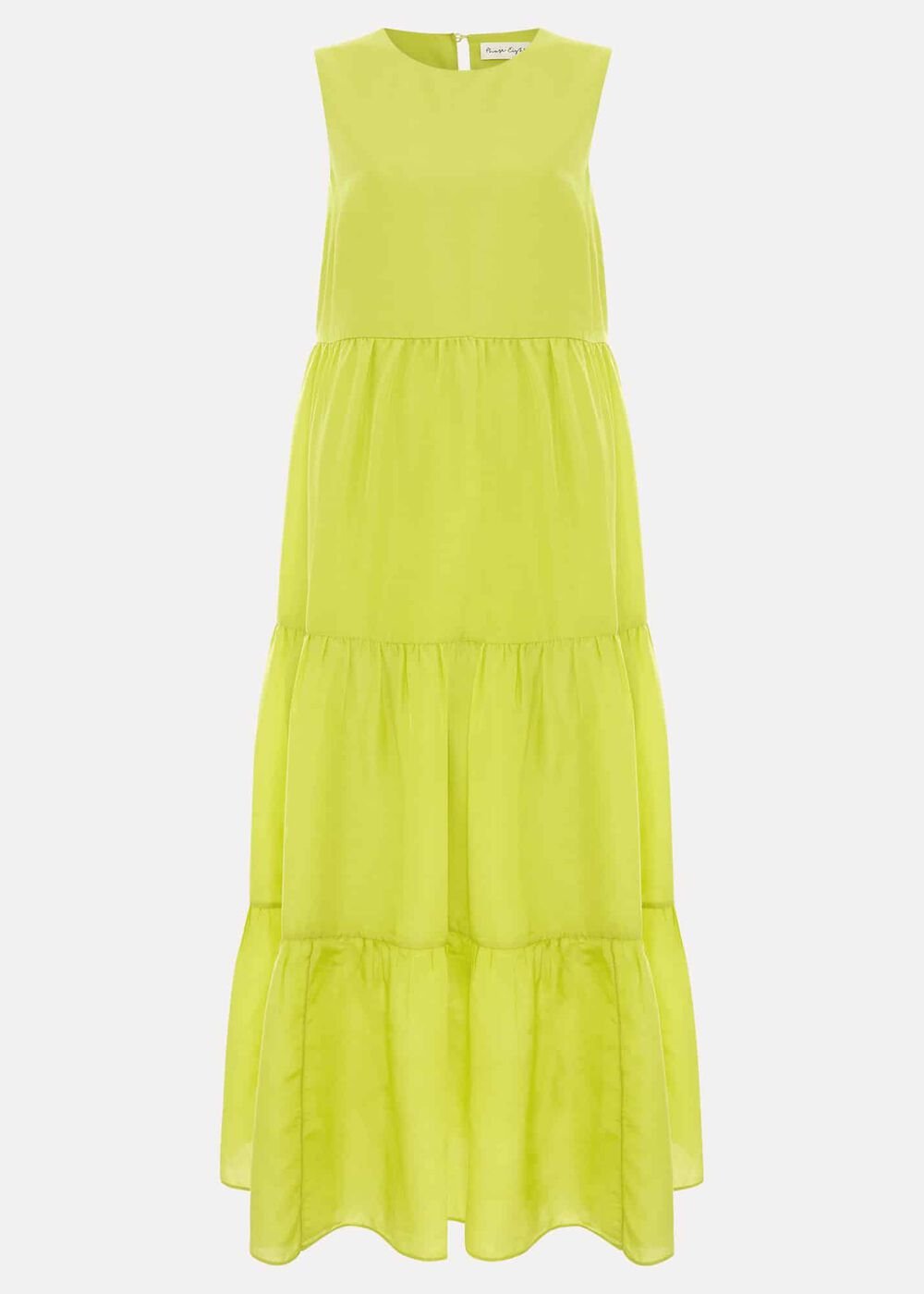 Sara Tiered Maxi Dress - Lime