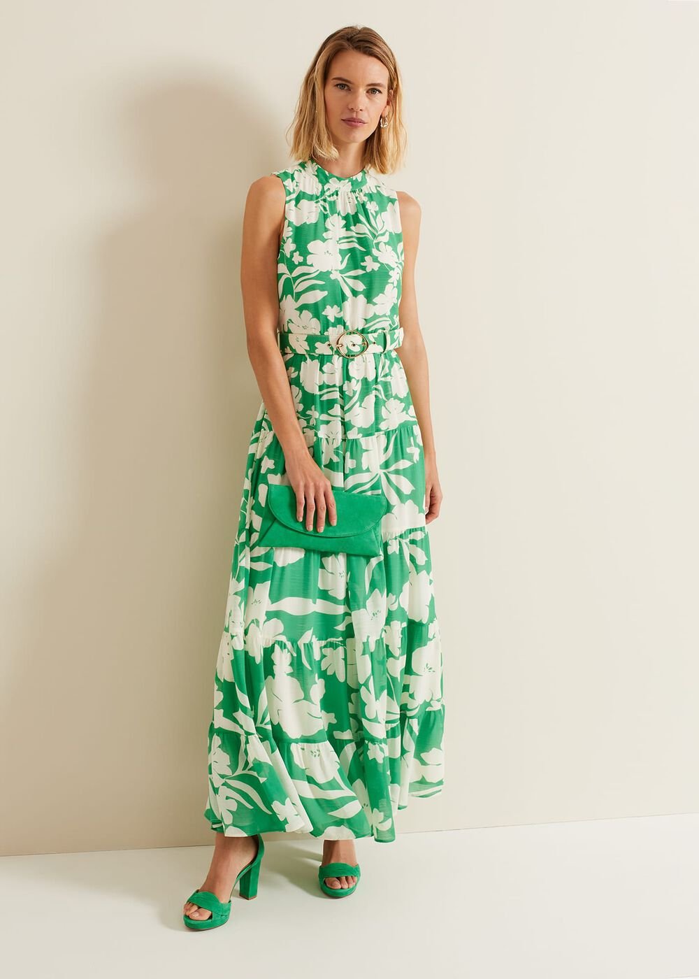 Kara Print Maxi Dress - Multi-Coloured