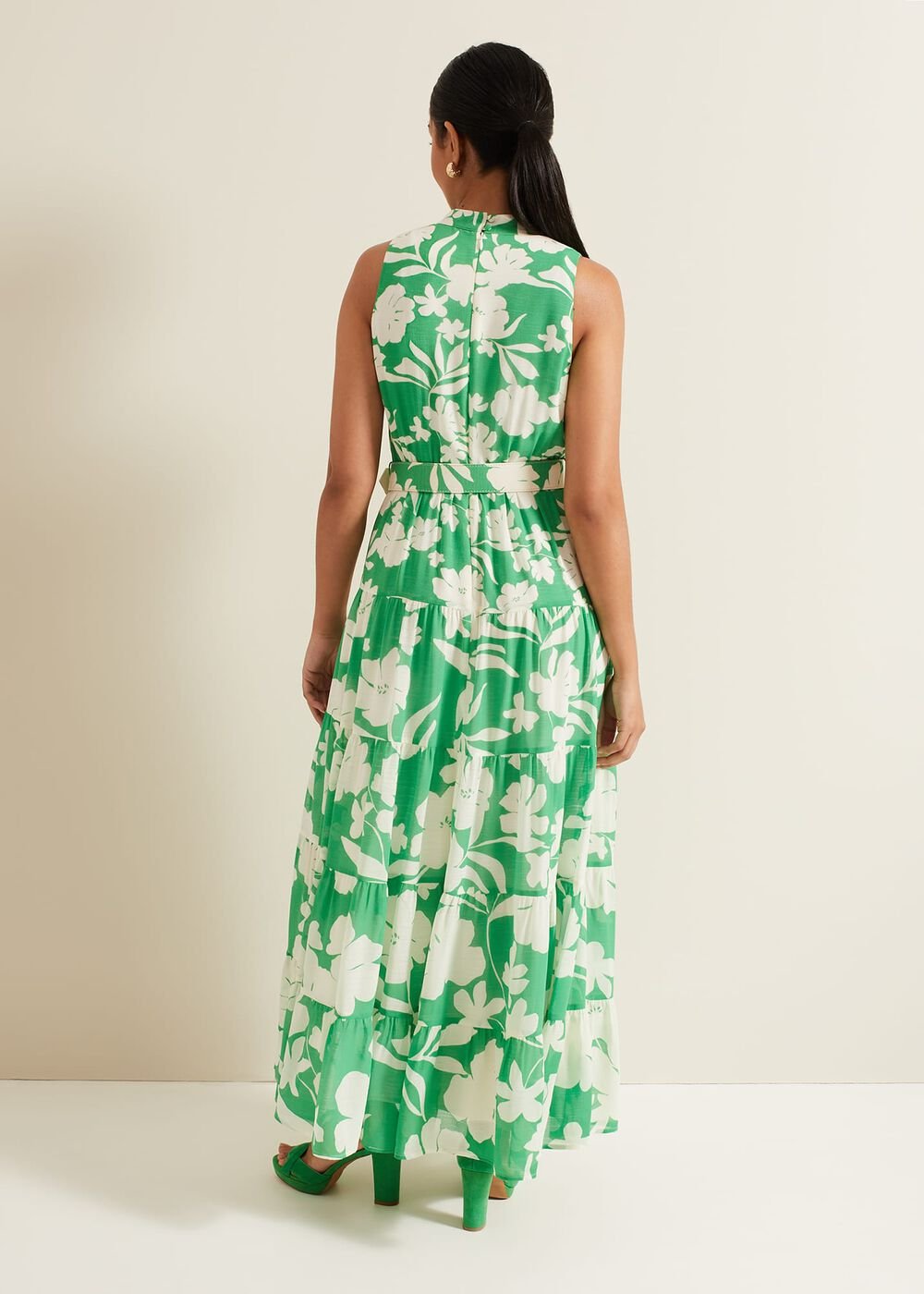 Petite Kara Print Maxi Dress - Multi-Coloured