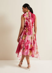 Petite Lucinda Floral Dress - Multi-Coloured