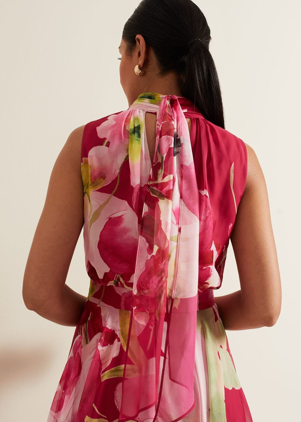 Petite Lucinda Floral Dress - Multi-Coloured