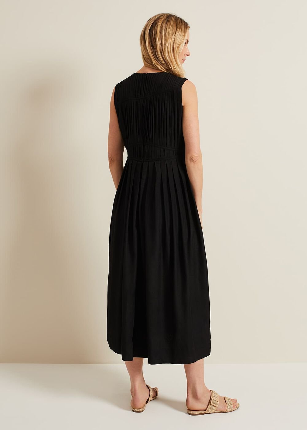 Nala Black Bodice Mini Dress - Black
